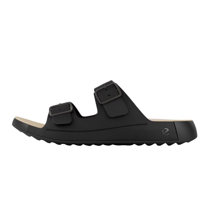 BLACK ECCO COZMO M CASUAL BUCKLE
