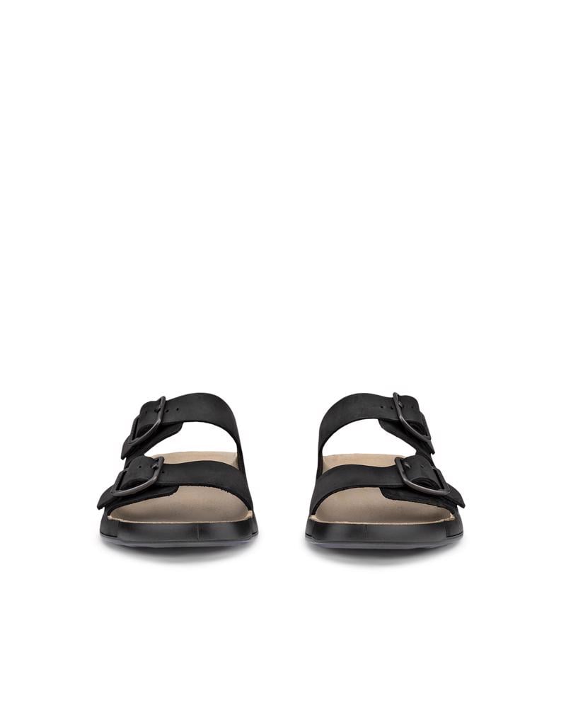 BLACK ECCO COZMO M CASUAL BUCKLE