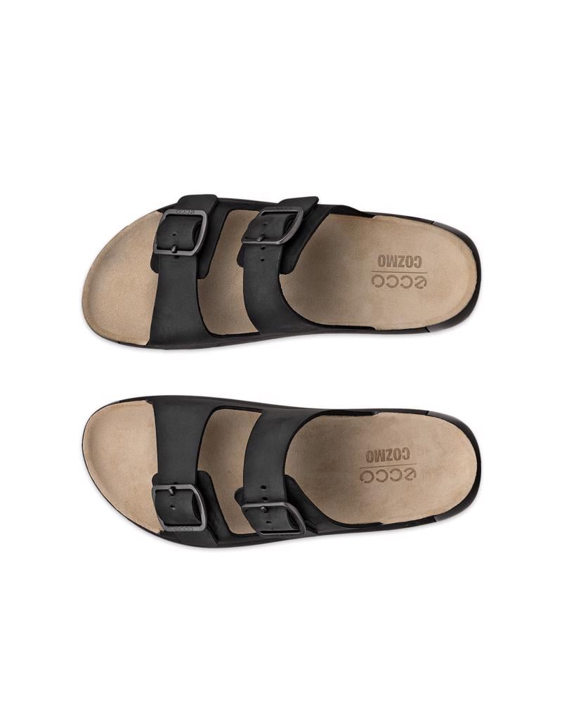 BLACK ECCO COZMO M CASUAL BUCKLE