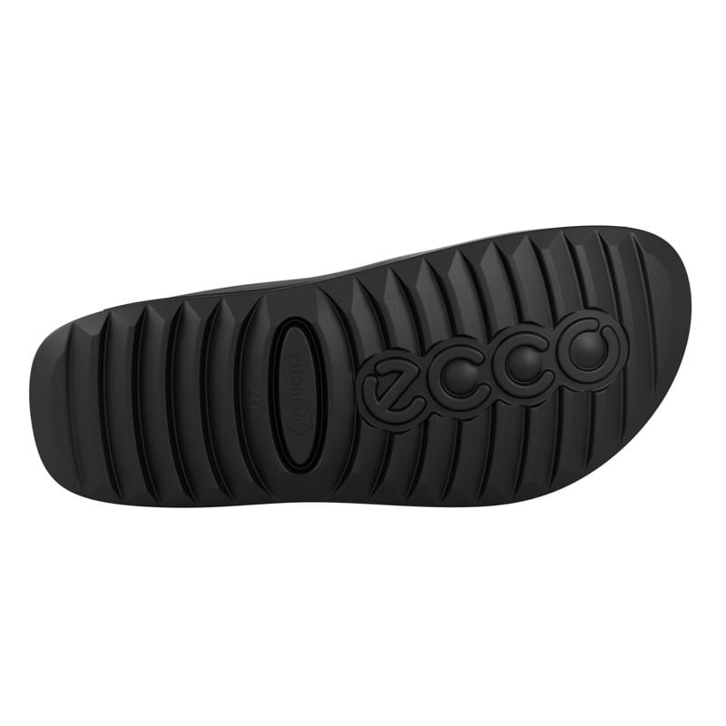 BLACK ECCO COZMO M CASUAL BUCKLE