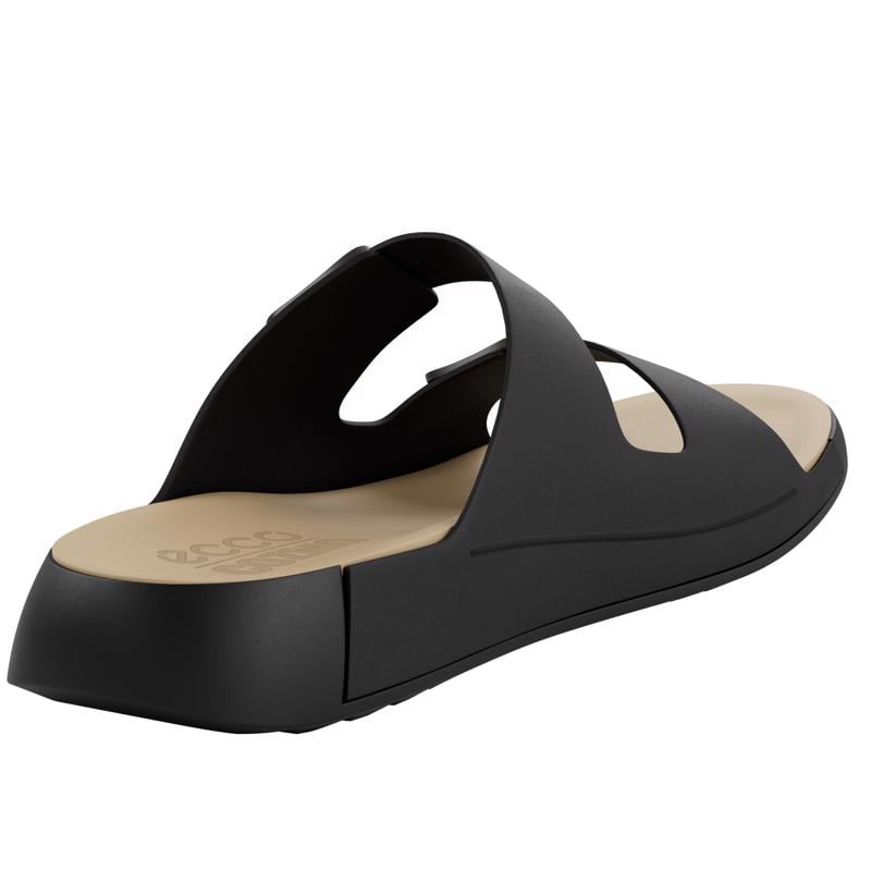 BLACK ECCO COZMO M CASUAL BUCKLE