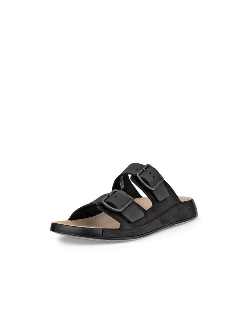 BLACK ECCO COZMO M CASUAL BUCKLE