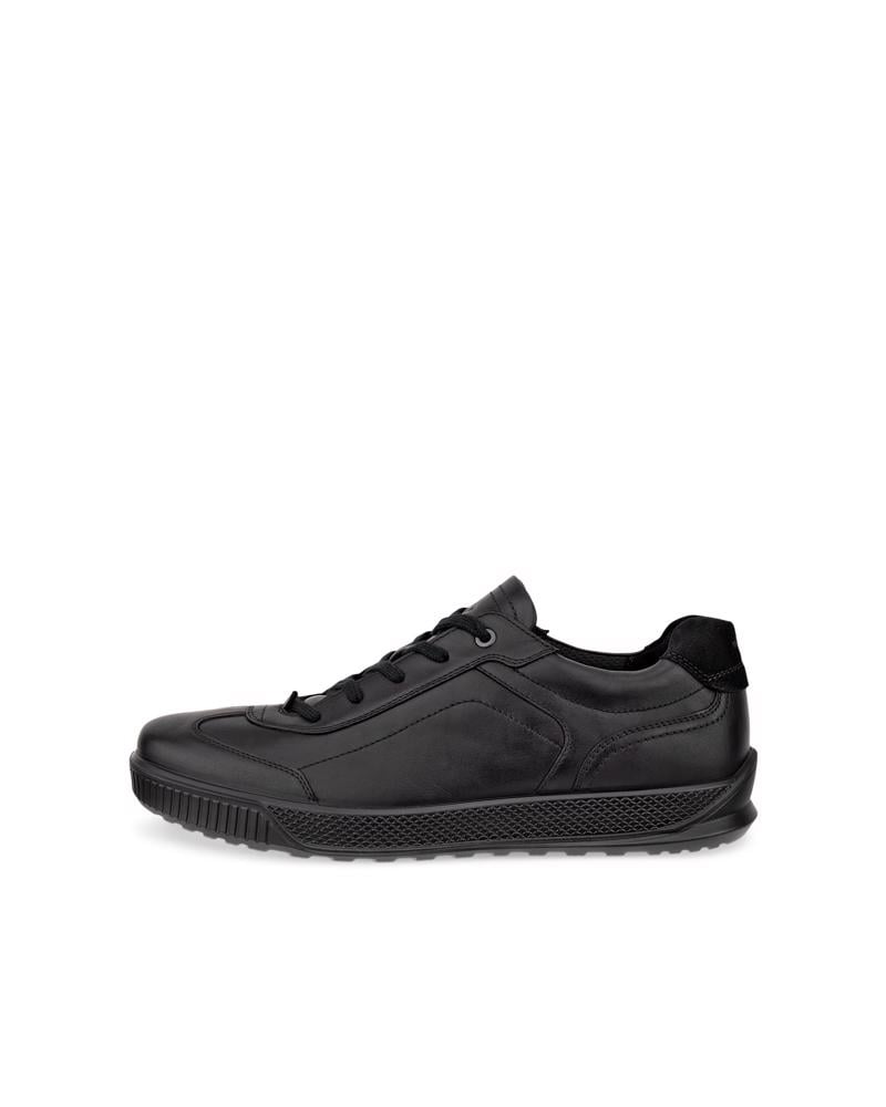 BLACK ECCO BYWAY M LACE SHOE