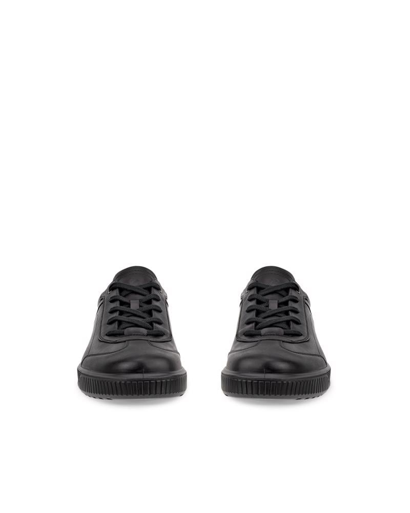 BLACK ECCO BYWAY M LACE SHOE