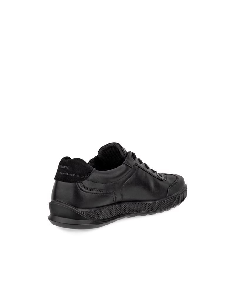 BLACK ECCO BYWAY M LACE SHOE