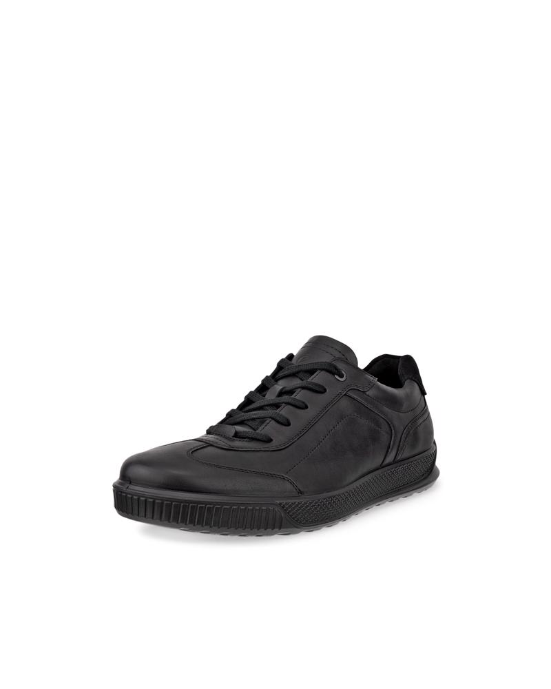 BLACK ECCO BYWAY M LACE SHOE