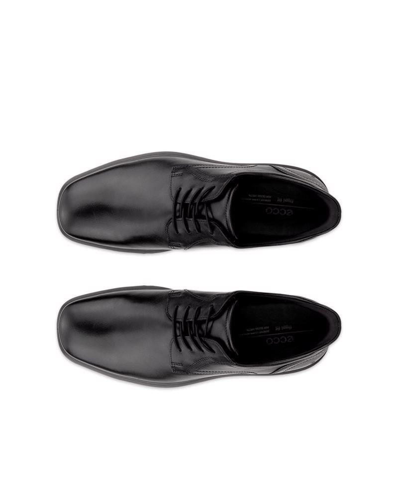 BLACK ECCO HELSINKI 2 M P DERBY EASY