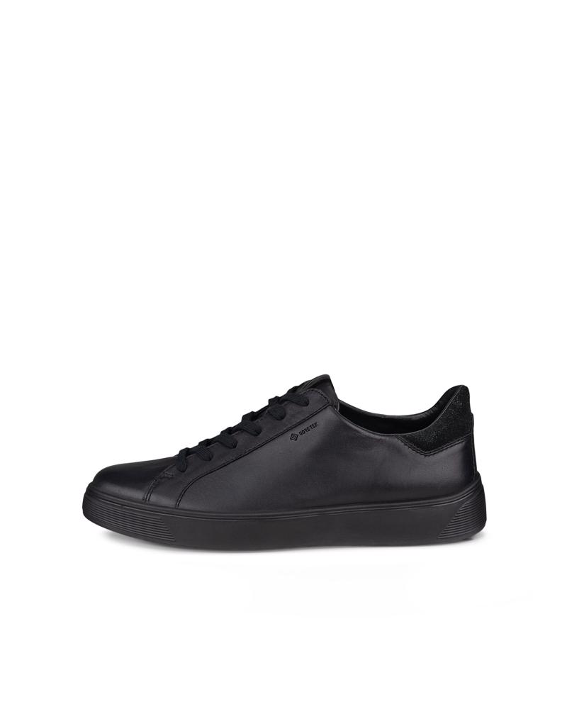 BLACK ECCO STREET TRAY M SNEAKER GTX