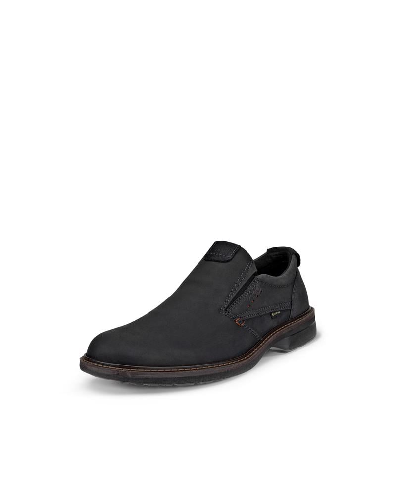 BLACK ECCO TURN M SLIP-ON