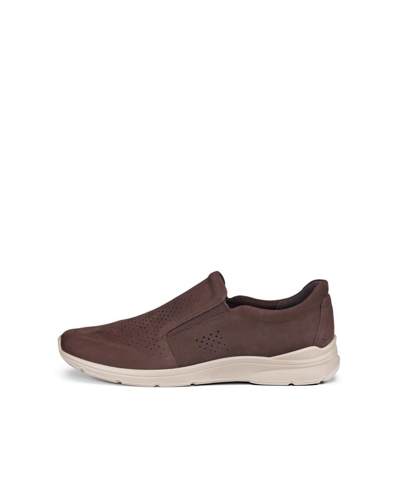 Brown ECCO IRVING SLIP-ON PERF