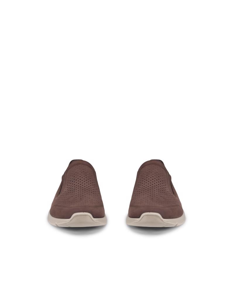 Brown ECCO IRVING SLIP-ON PERF