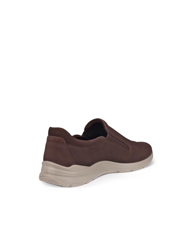 Brown ECCO IRVING SLIP-ON PERF