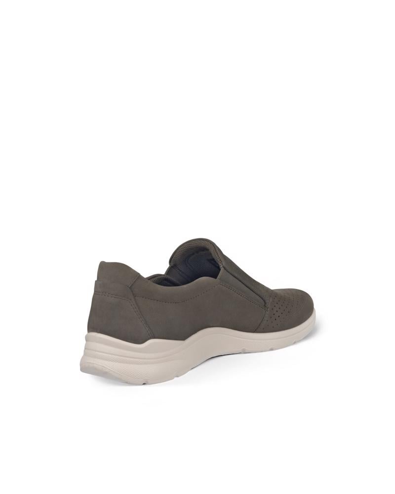 Green ECCO IRVING SLIP-ON PERF