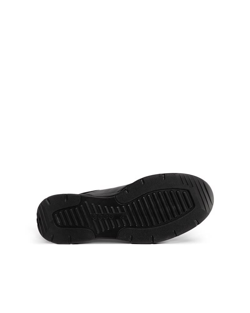 BLACK ECCO IRVING M LOW LACE