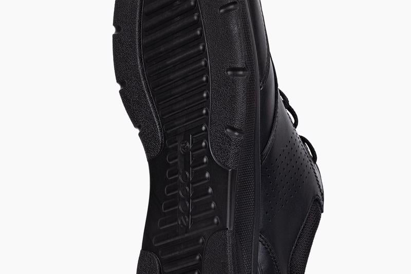 BLACK ECCO IRVING M LOW LACE