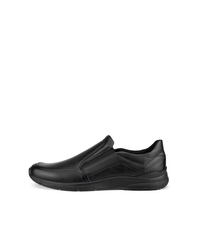 BLACK ECCO IRVING M SLIP-ON