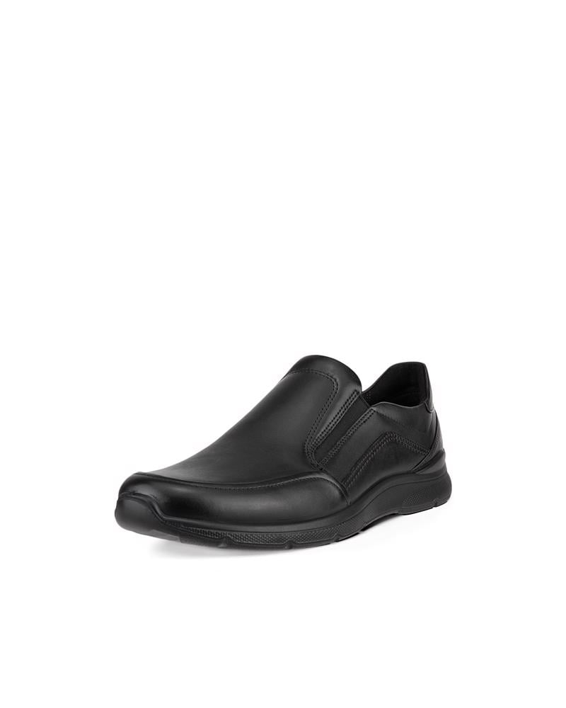 BLACK ECCO IRVING M SLIP-ON