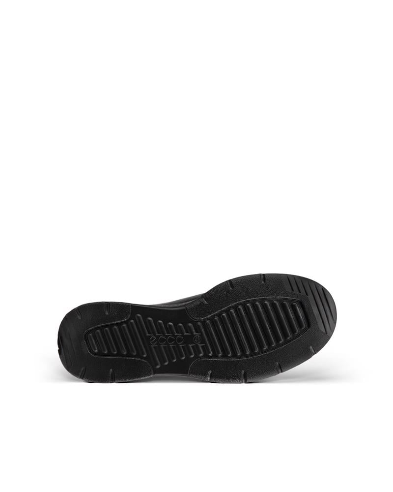 BLACK ECCO IRVING M SLIP-ON