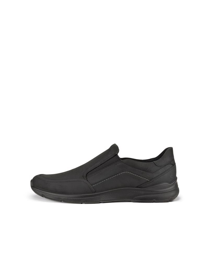 BLACK ECCO IRVING M SLIP-ON