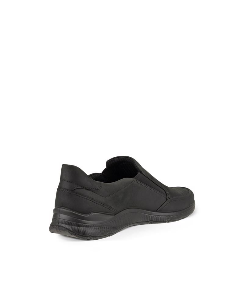 BLACK ECCO IRVING M SLIP-ON