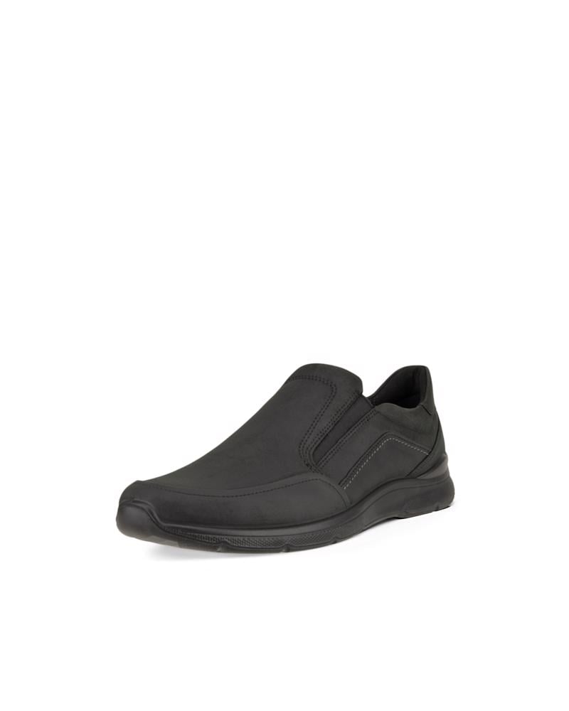 BLACK ECCO IRVING M SLIP-ON