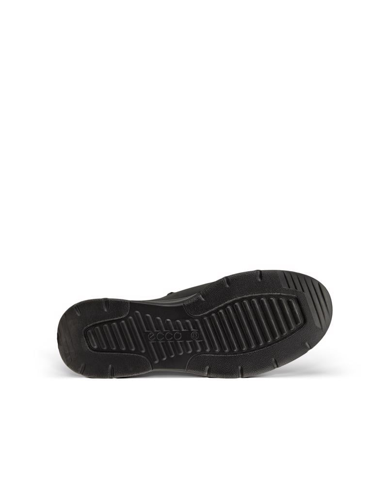 BLACK ECCO IRVING M SLIP-ON