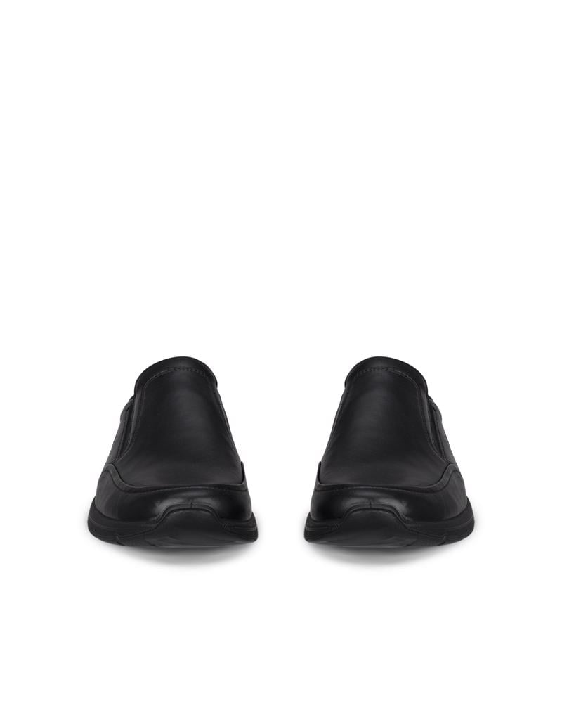BLACK ECCO IRVING M SLIP-ON