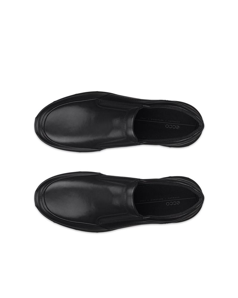 BLACK ECCO IRVING M SLIP-ON
