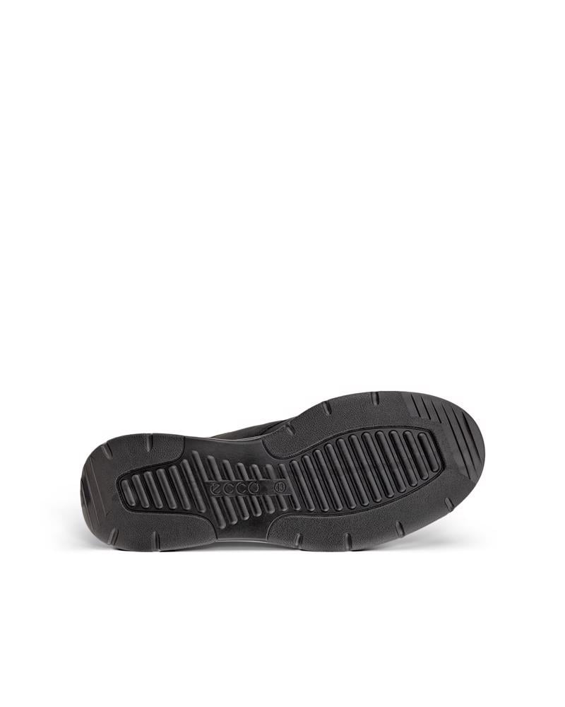 BLACK ECCO IRVING M MID-CUT