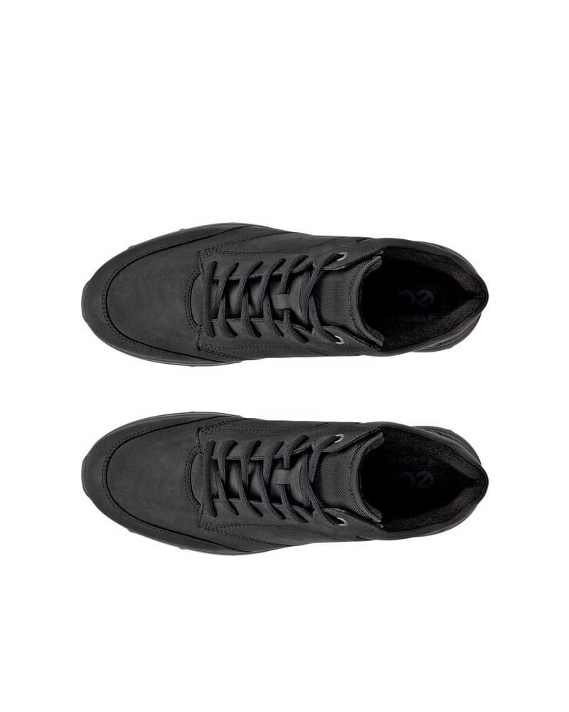 BLACK ECCO IRVING M MID-CUT