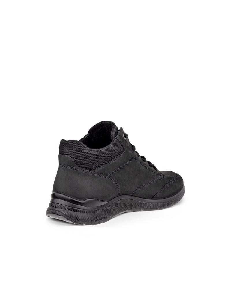 BLACK ECCO IRVING M MID-CUT
