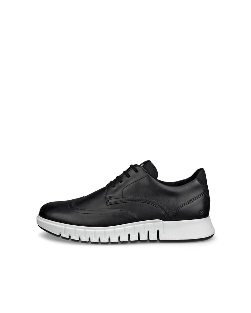 BLACK ECCO GRUUV STUDIO M WINGTIP