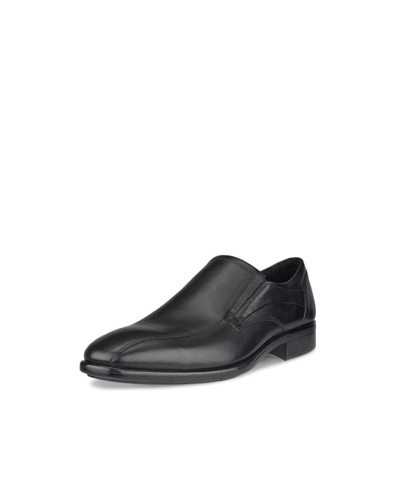 BLACK ECCO CITYTRAY SLIP-ON BIKE TOE