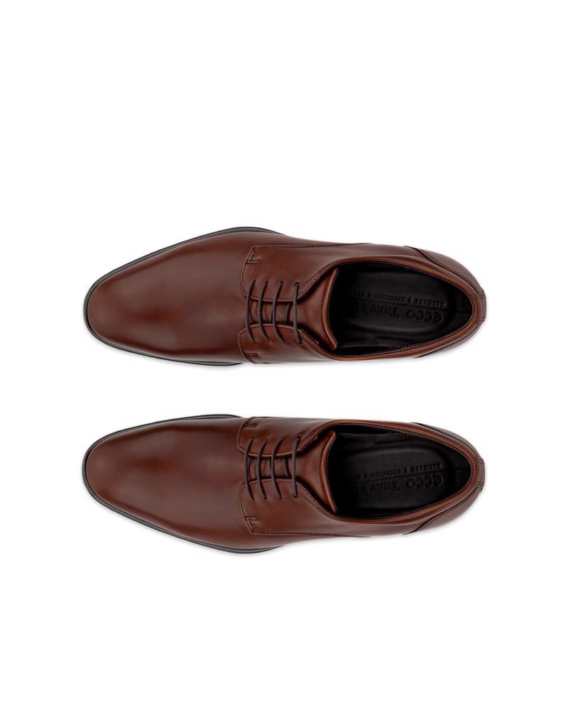 Brown ECCO CITYTRAY M DERBY SHOE