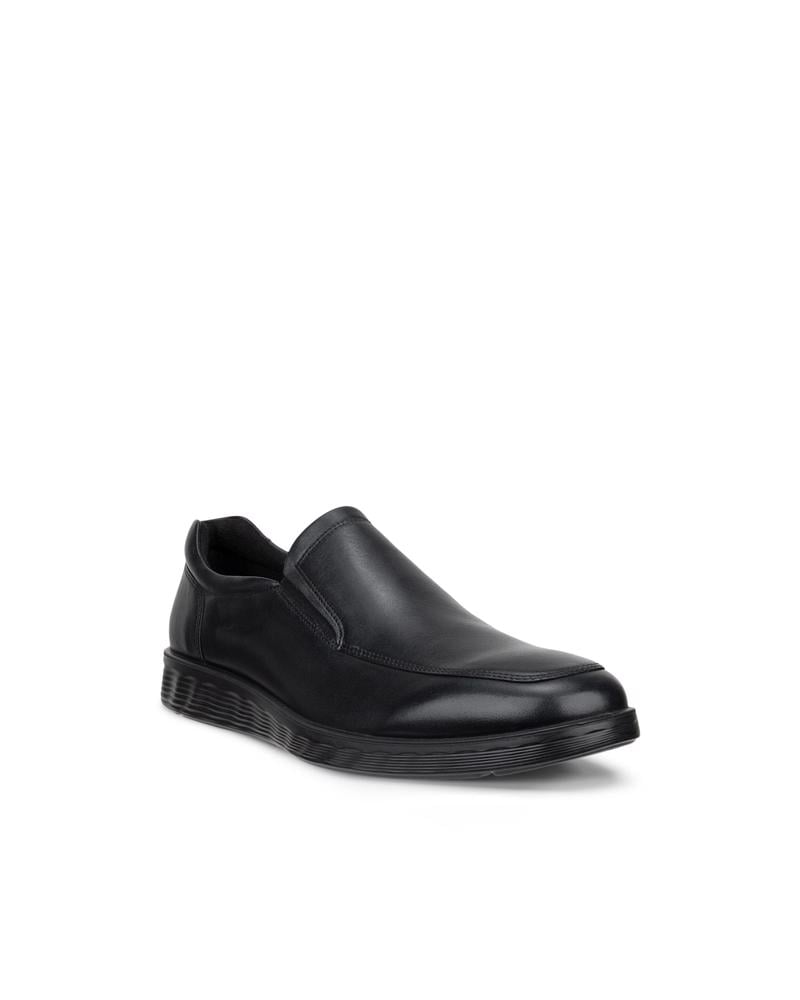 BLACK ECCO S LITE HYBRID M SLIP-ON