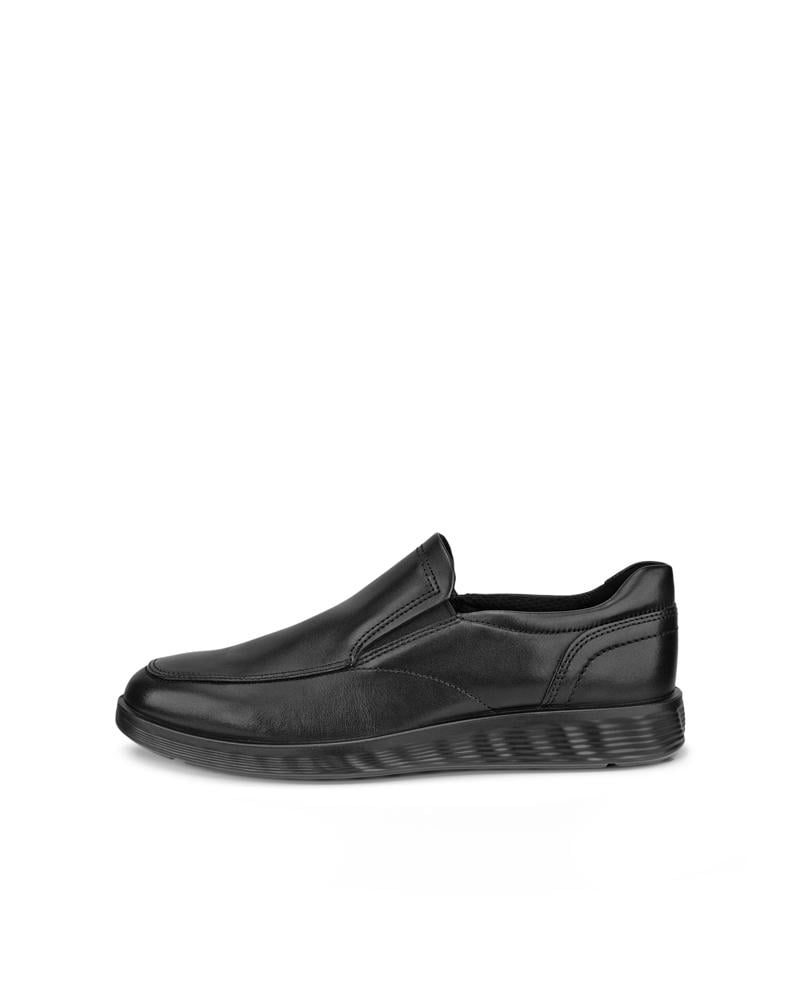 BLACK ECCO S LITE HYBRID SLIP ON