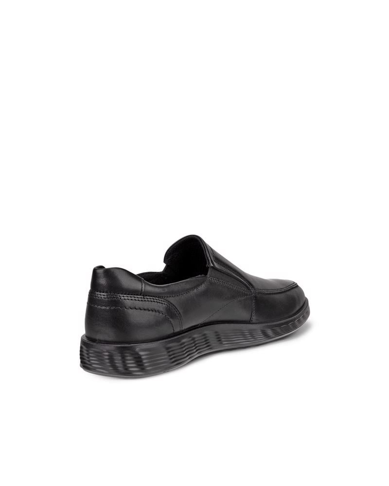 BLACK ECCO S LITE HYBRID SLIP ON