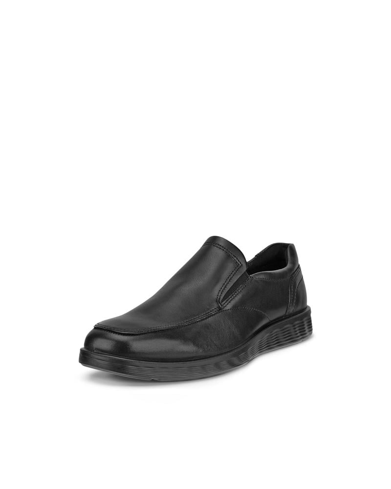 BLACK ECCO S LITE HYBRID SLIP ON