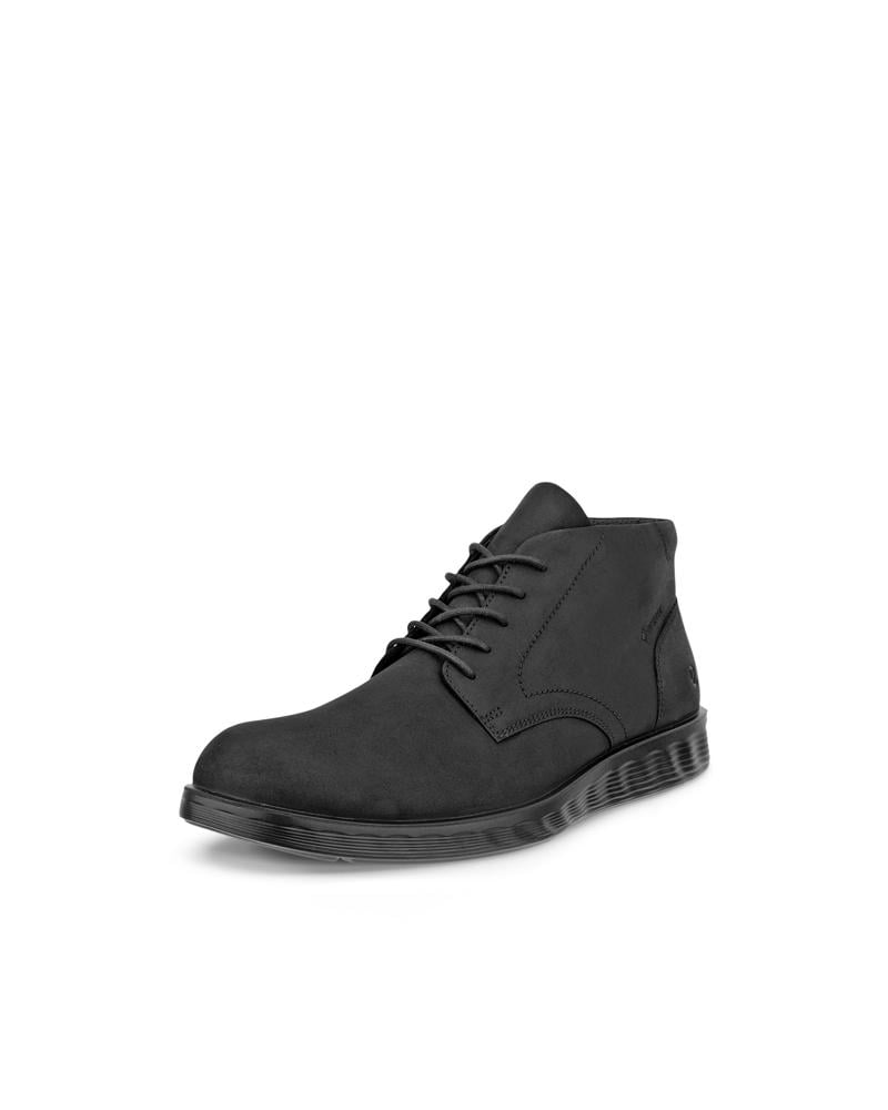 BLACK ECCO S LITE HYBRID M MID BOOT