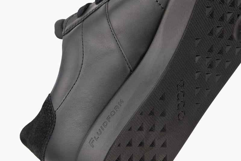 BLACK ECCO STREET LITE M SNEAKER LEA