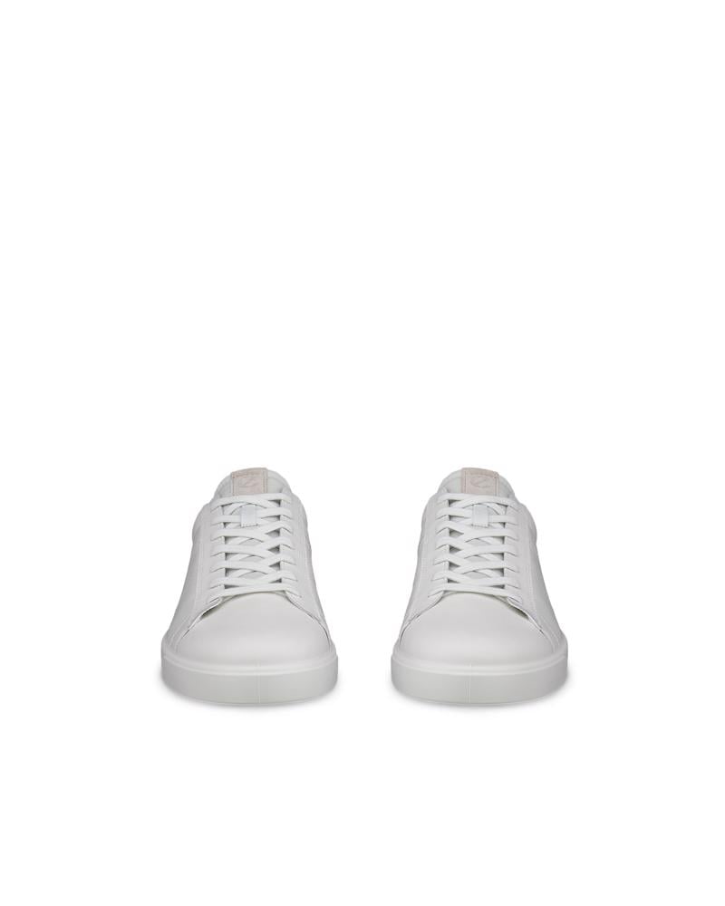 White ECCO STREET LITE M SNEAKER LEA