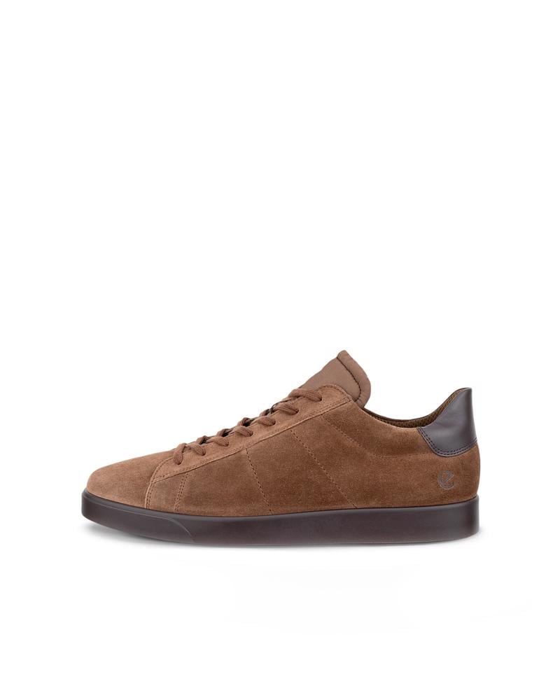 WALNUT ECCO STREET LITE M SNEAKER LEA
