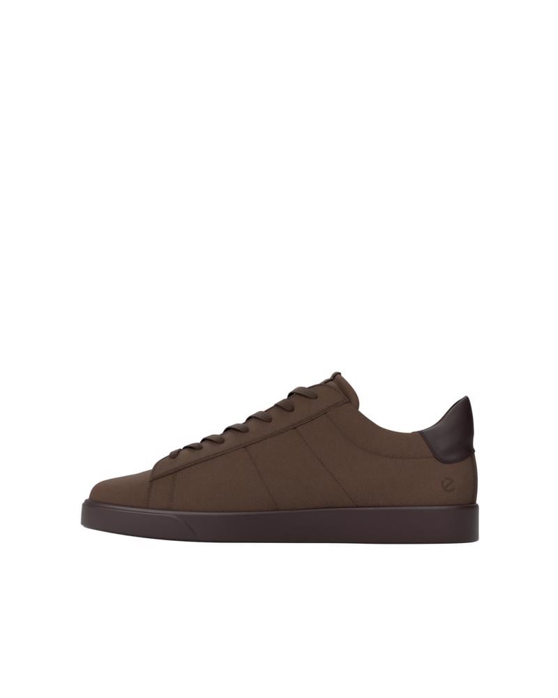 WALNUT ECCO STREET LITE M SNEAKER LEA