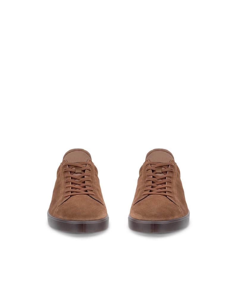 WALNUT ECCO STREET LITE M SNEAKER LEA