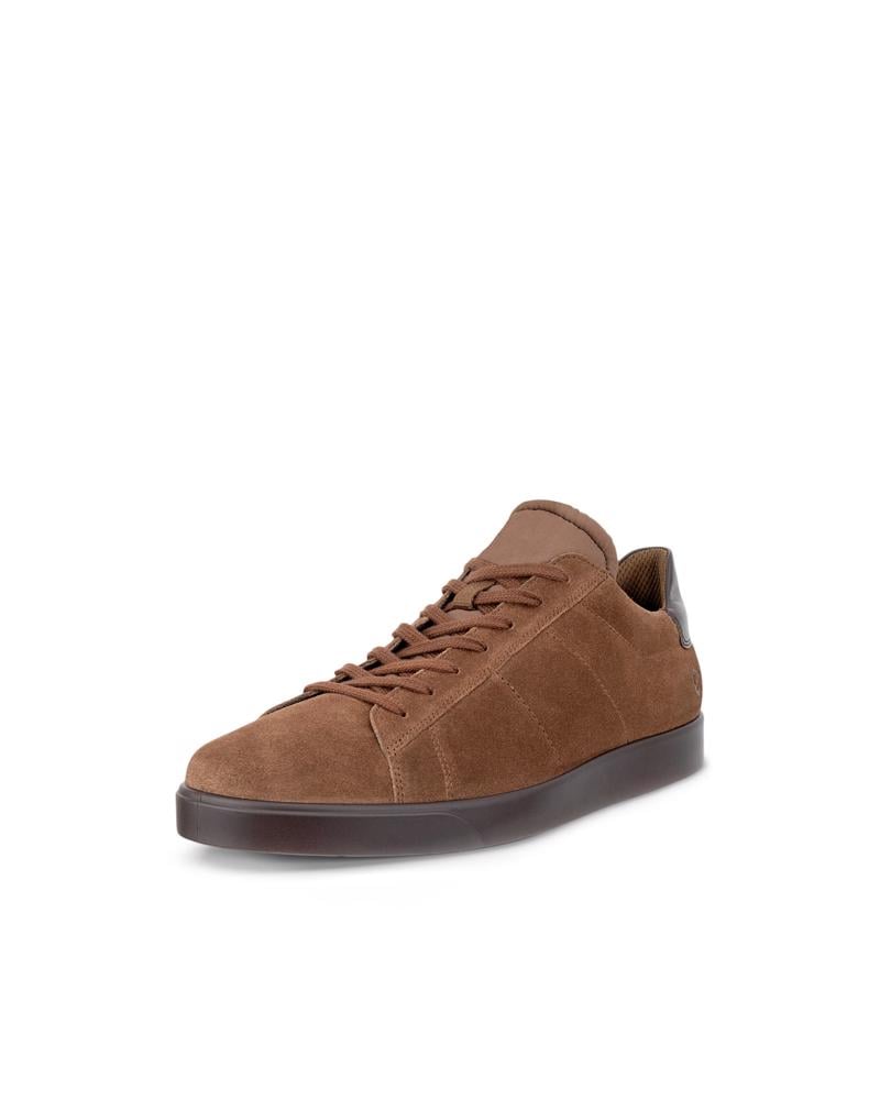 WALNUT ECCO STREET LITE M SNEAKER LEA