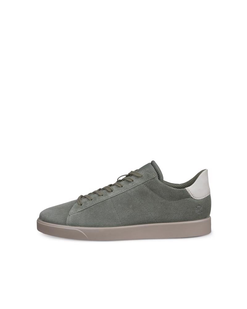 Green ECCO STREET LITE M SNEAKER LEA