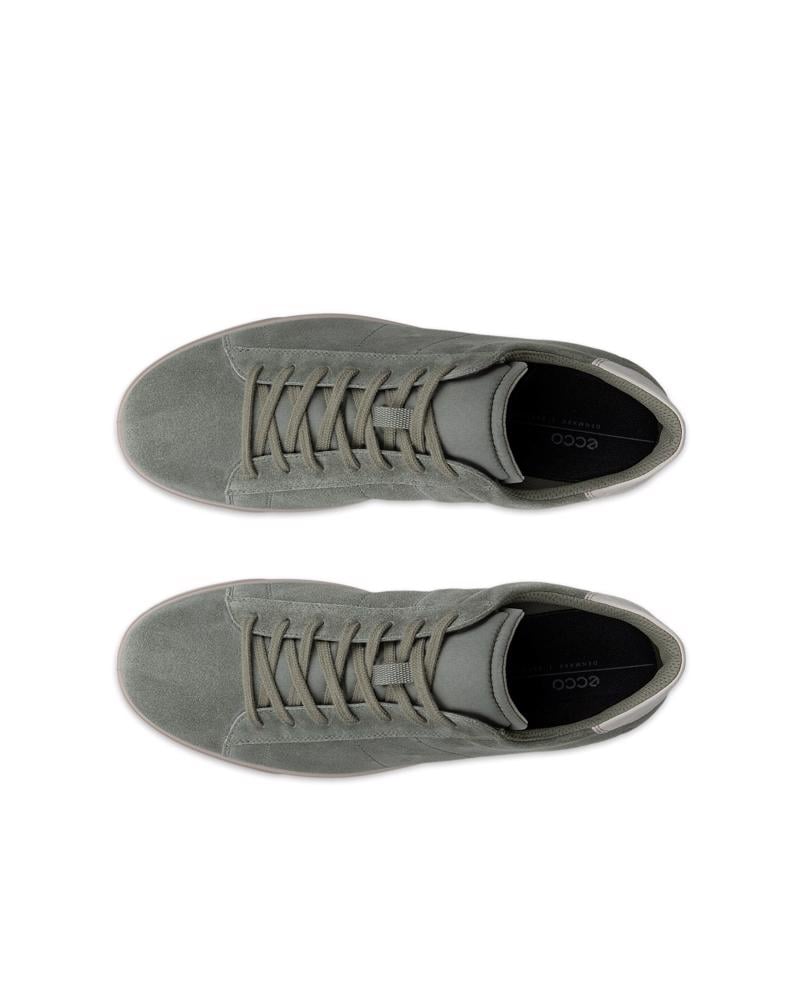 Green ECCO STREET LITE M SNEAKER LEA