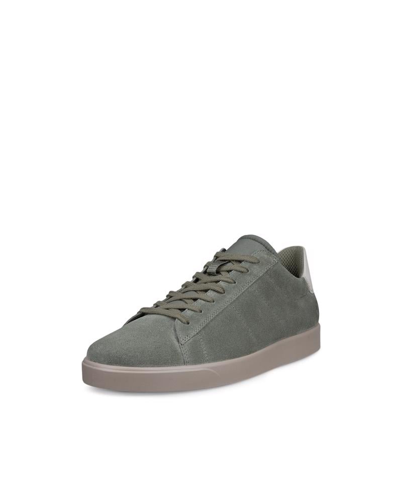 Green ECCO STREET LITE M SNEAKER LEA
