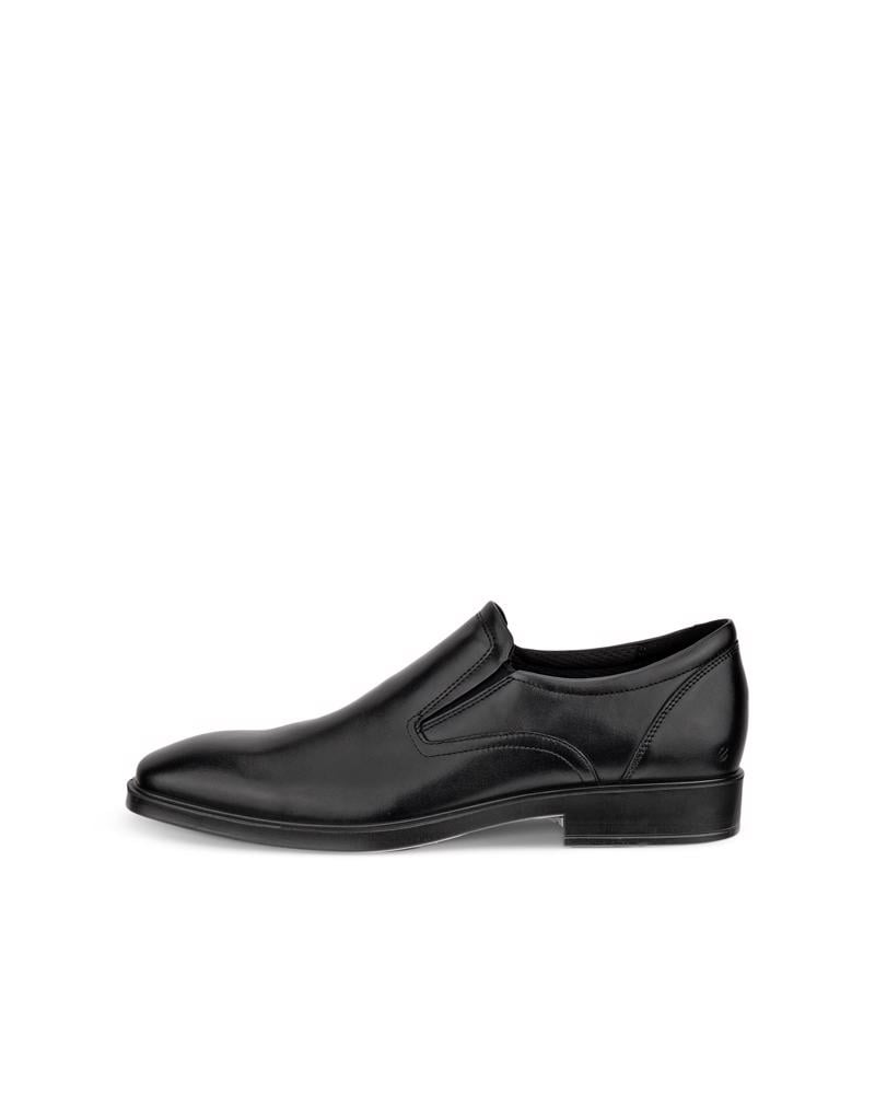 BLACK ECCO METRO MILAN M SLIP-ON