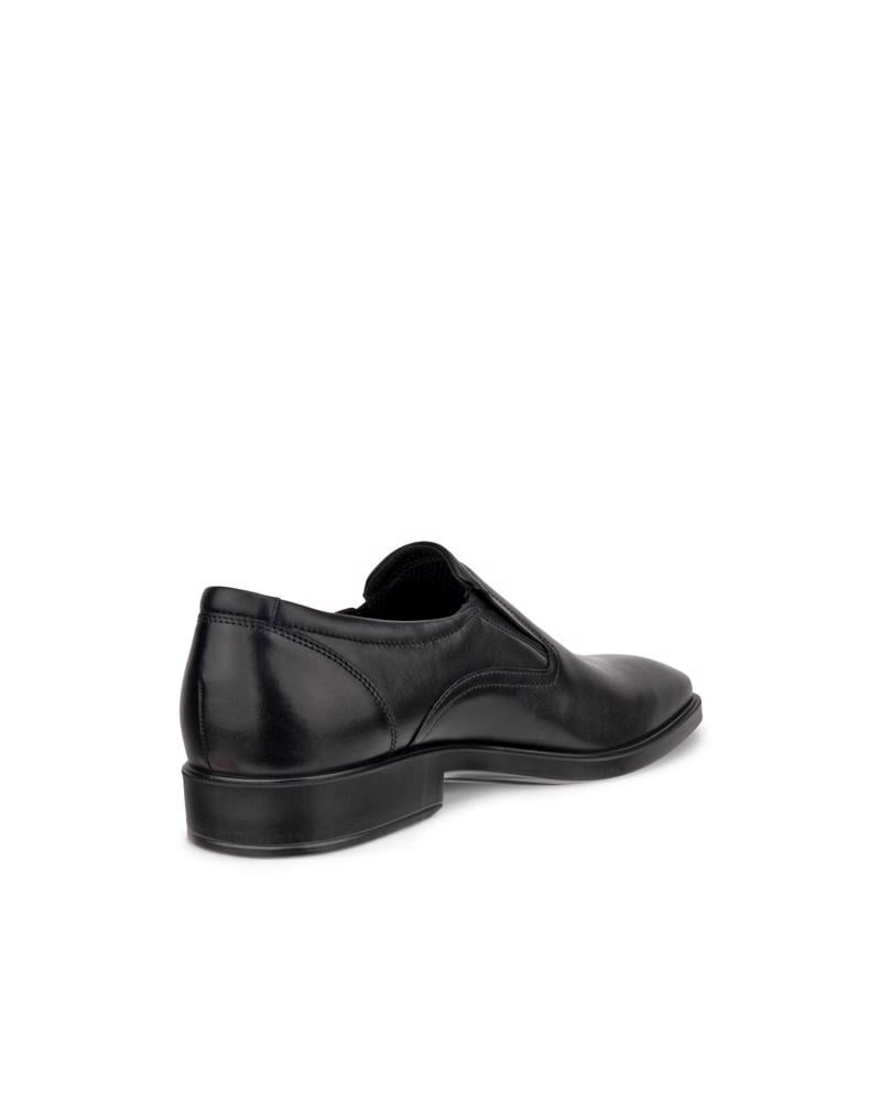 BLACK ECCO METRO MILAN M SLIP-ON